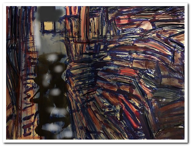 (2). i-pad digital image on aluminium 12x18cm